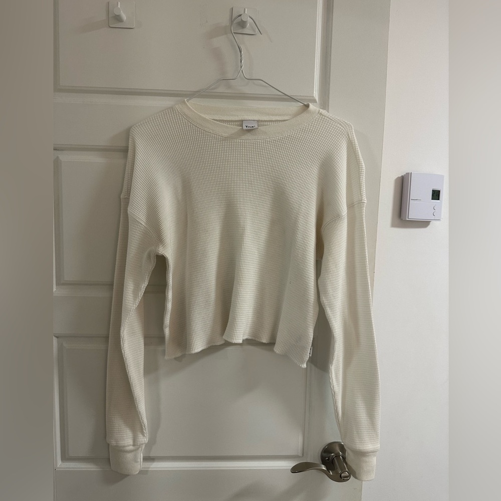Aritzia Waffle Box Top